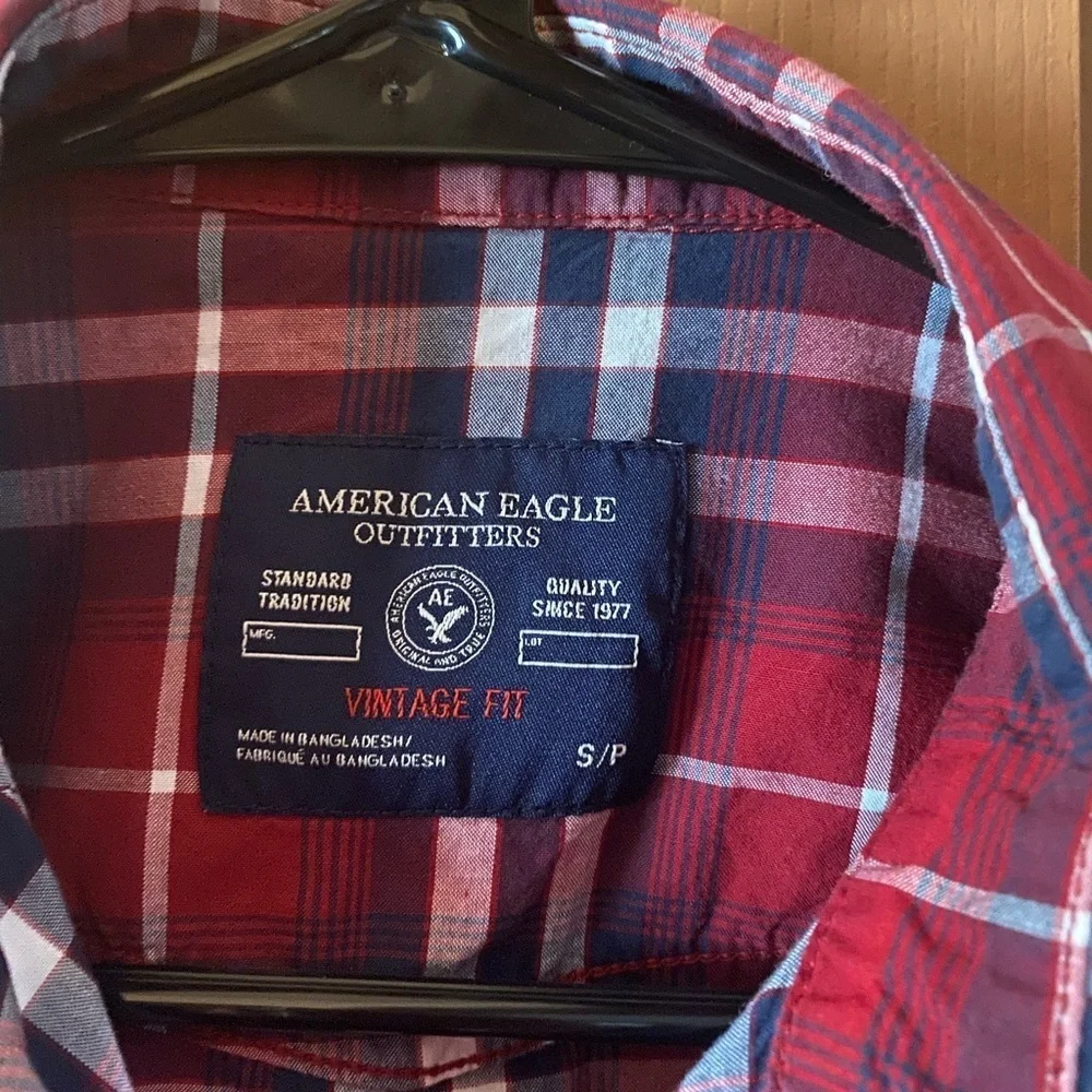 EUC - Mens Small American Eagle Outfitters Dress Shirt - Picture 2 of 4